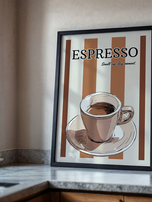 Espresso Tasse Retro Stil