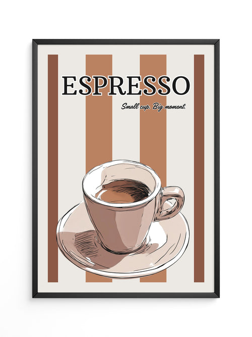 Espresso Tasse Retro Stil