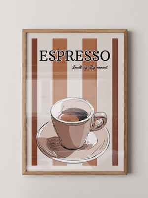 Espresso Tasse Retro Stil