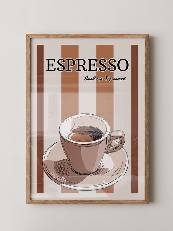 Espresso Tasse Retro Stil
