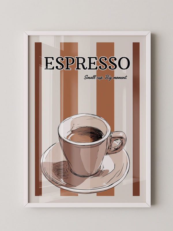 Espresso Tasse Retro Stil