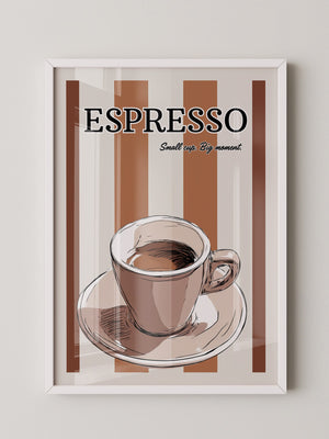 Espresso Tasse Retro Stil