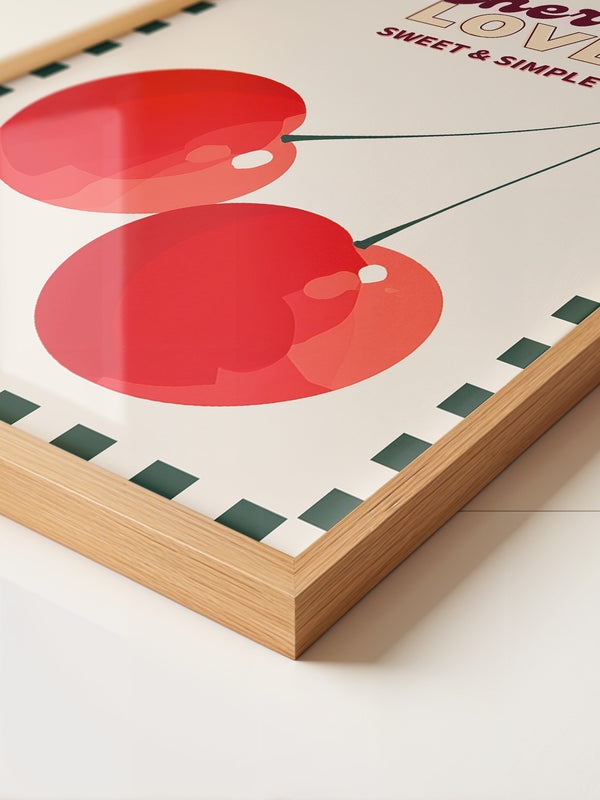 Kirschen Retro Einfachheit