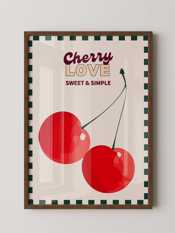 Kirschen Retro Einfachheit