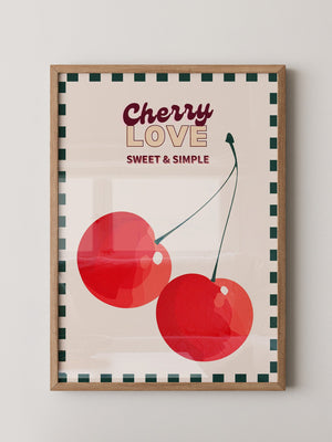 Kirschen Retro Einfachheit