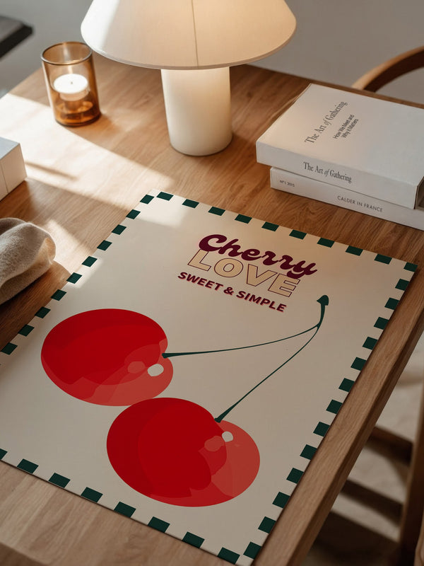 Kirschen Retro Einfachheit