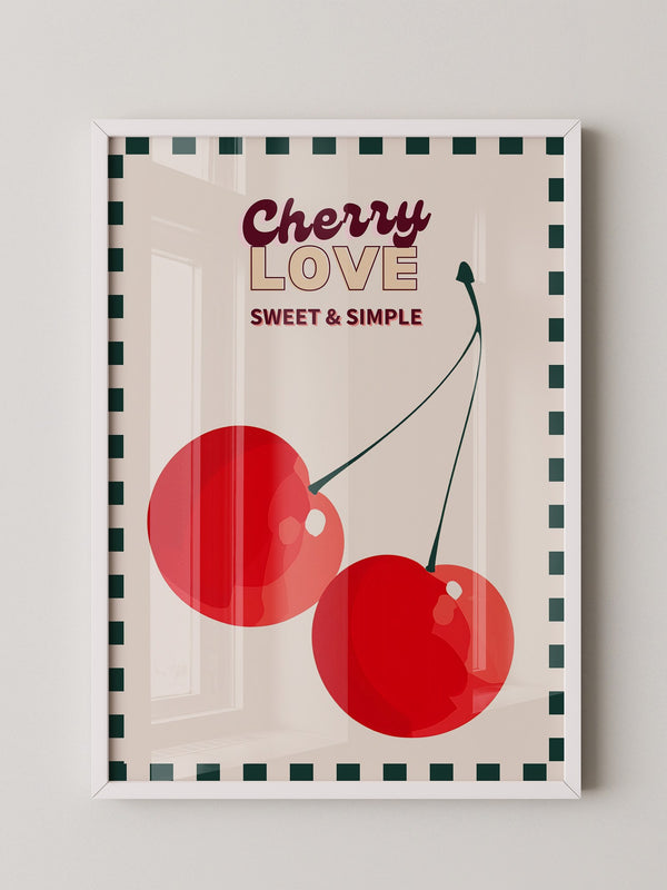 Kirschen Retro Einfachheit