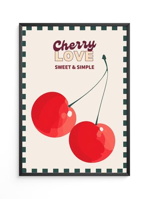 Kirschen Retro Einfachheit
