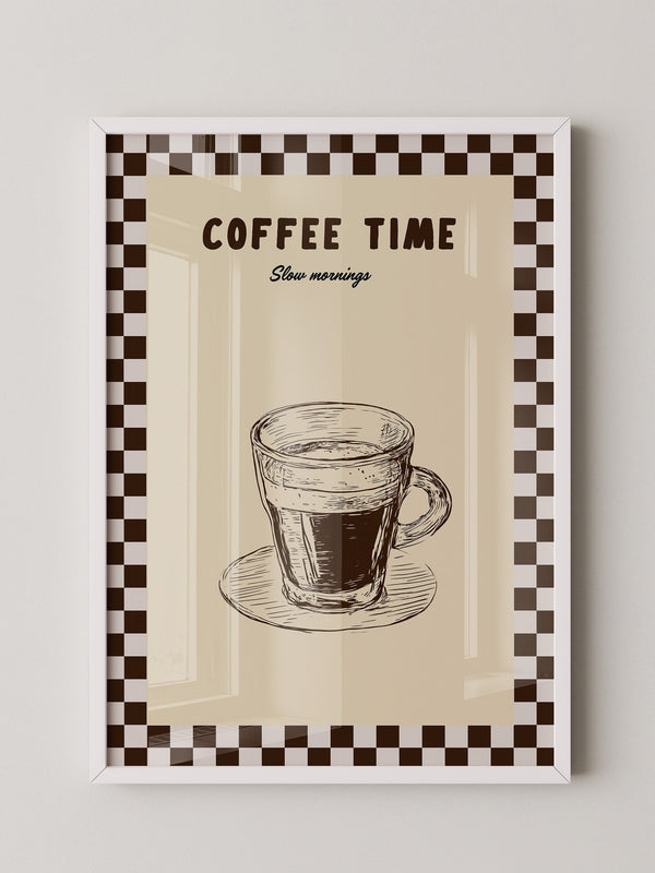 Kaffeetasse Zeichnung Retro-Stil