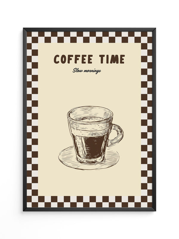 Kaffeetasse Zeichnung Retro-Stil