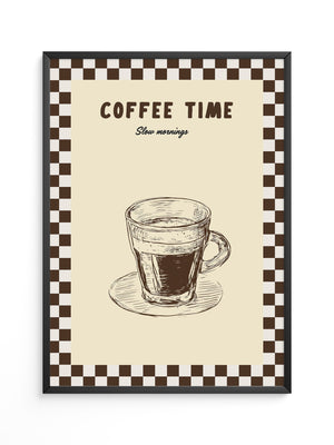 Kaffeetasse Zeichnung Retro-Stil