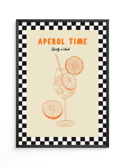 Aperol Spritz Retrozeichnung