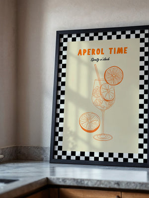 Aperol Spritz Retrozeichnung