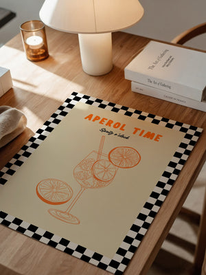 Aperol Spritz Retrozeichnung