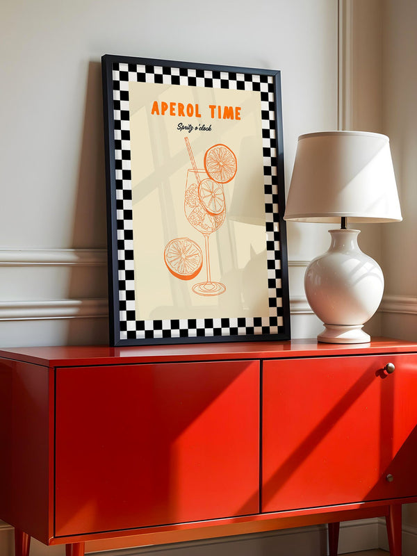 Aperol Spritz Retrozeichnung
