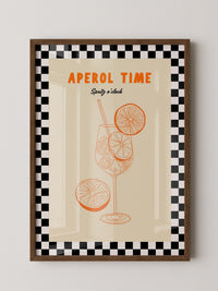 Aperol Spritz Retrozeichnung