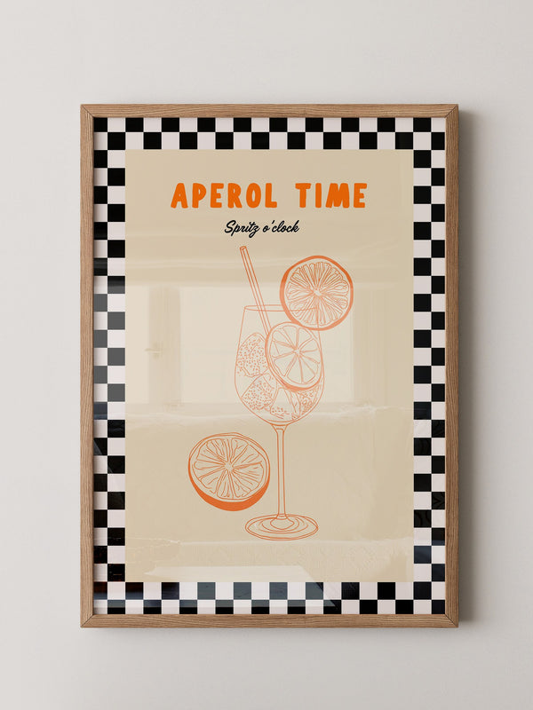 Aperol Spritz Retrozeichnung