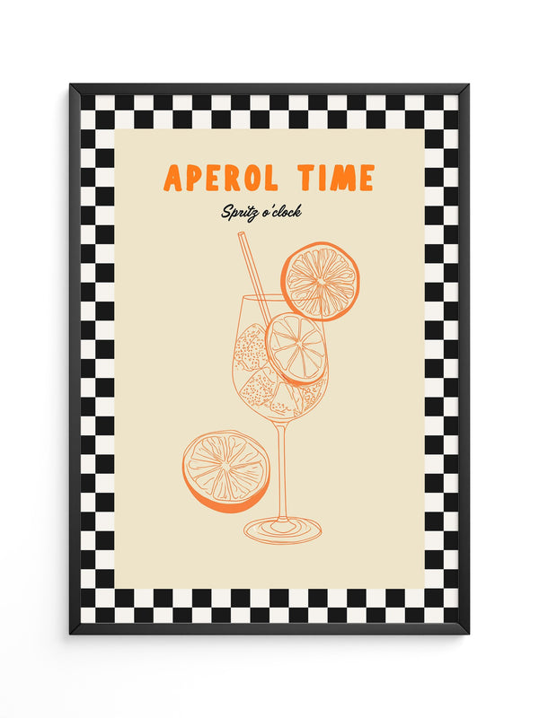 Aperol Spritz Retrozeichnung