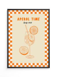 Aperol Spritz Illustration Retro
