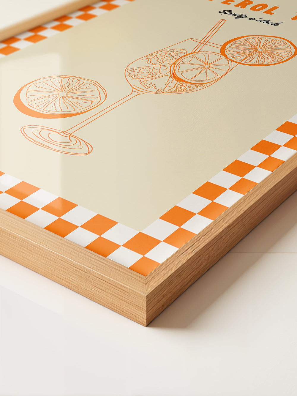 Aperol Spritz Illustration Retro