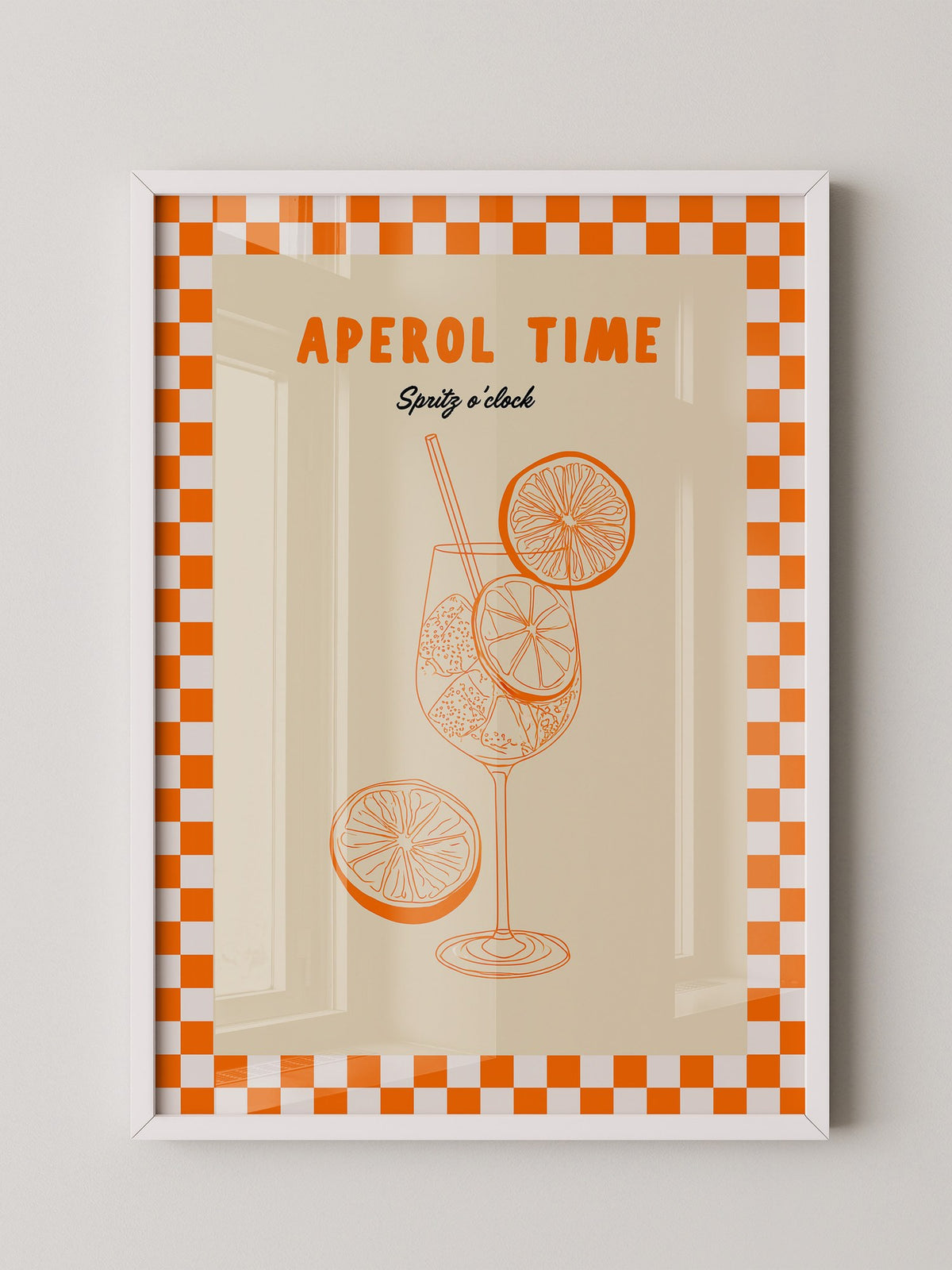 Aperol Spritz Illustration Retro