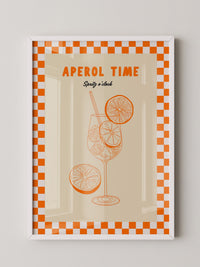 Aperol Spritz Illustration Retro