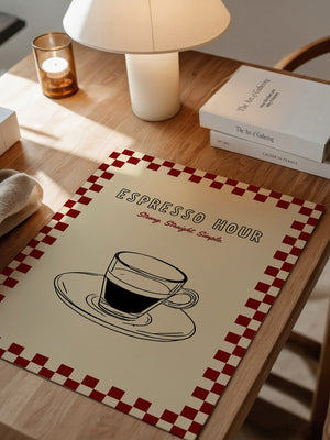 Espresso Tasse Retro Design