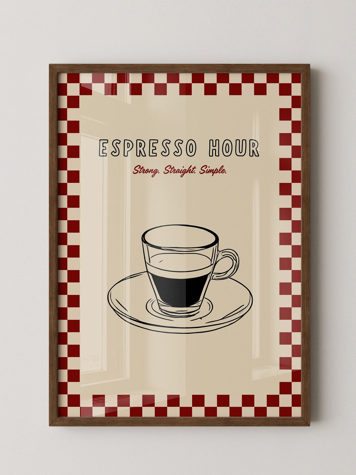 Espresso Tasse Retro Design