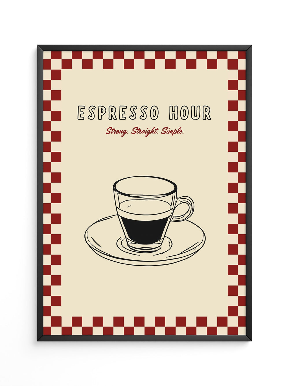 Espresso Tasse Retro Design