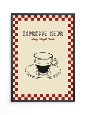 Espresso Tasse Retro Design