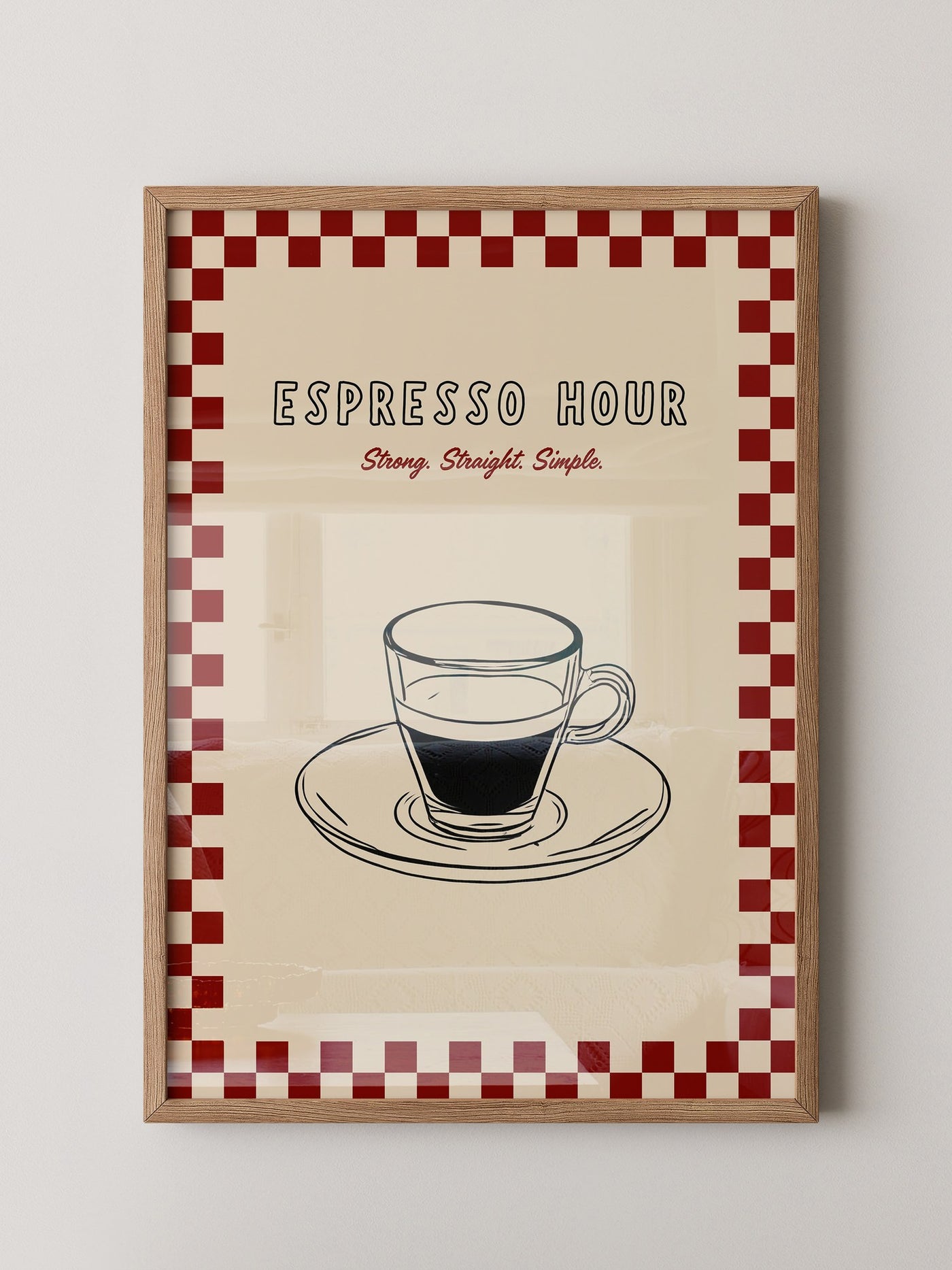 Espresso Tasse Retro Design