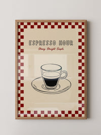 Espresso Tasse Retro Design