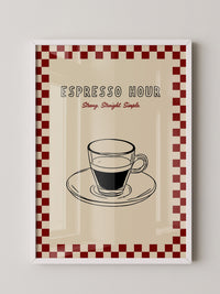 Espresso Tasse Retro Design