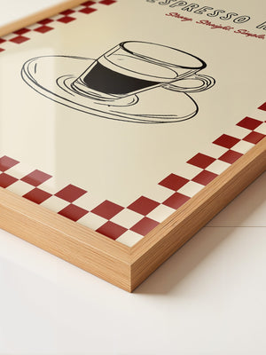 Espresso Tasse Retro Design