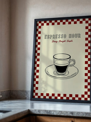 Espresso Tasse Retro Design