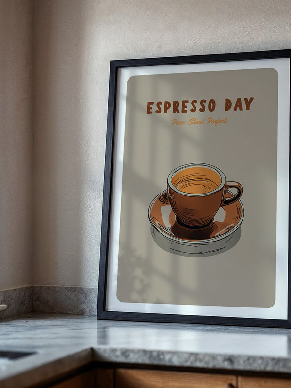 Espressotasse Retro Braun