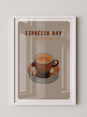 Espressotasse Retro Braun