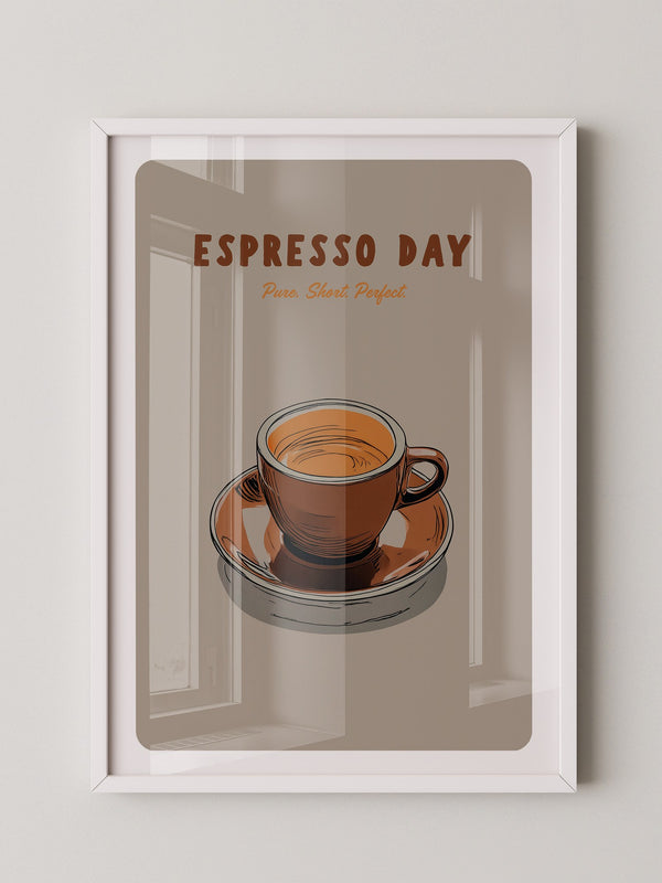 Espressotasse Retro Braun