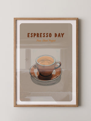 Espressotasse Retro Braun