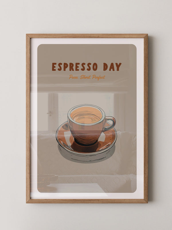 Espressotasse Retro Braun