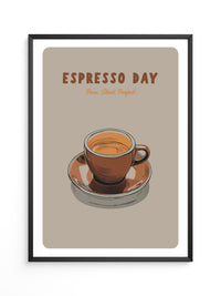 Espressotasse Retro Braun