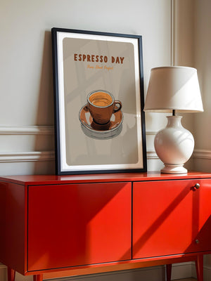Espressotasse Retro Braun