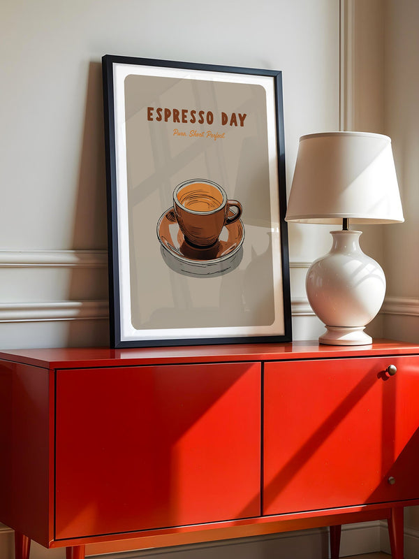 Espressotasse Retro Braun