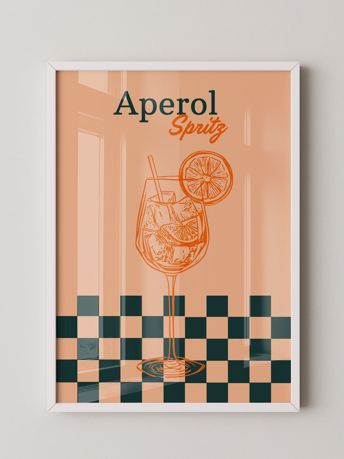Aperol Spritz Grafik Retro