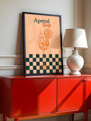 Aperol Spritz Grafik Retro