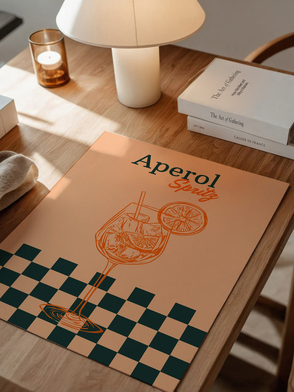 Aperol Spritz Grafik Retro