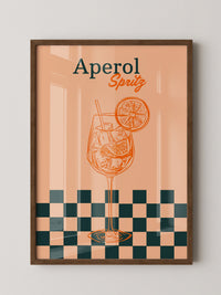 Aperol Spritz Grafik Retro