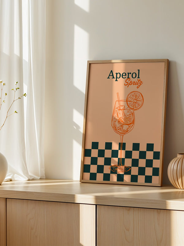 Aperol Spritz Grafik Retro