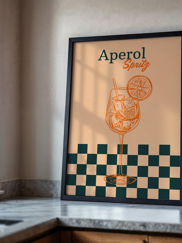 Aperol Spritz Grafik Retro