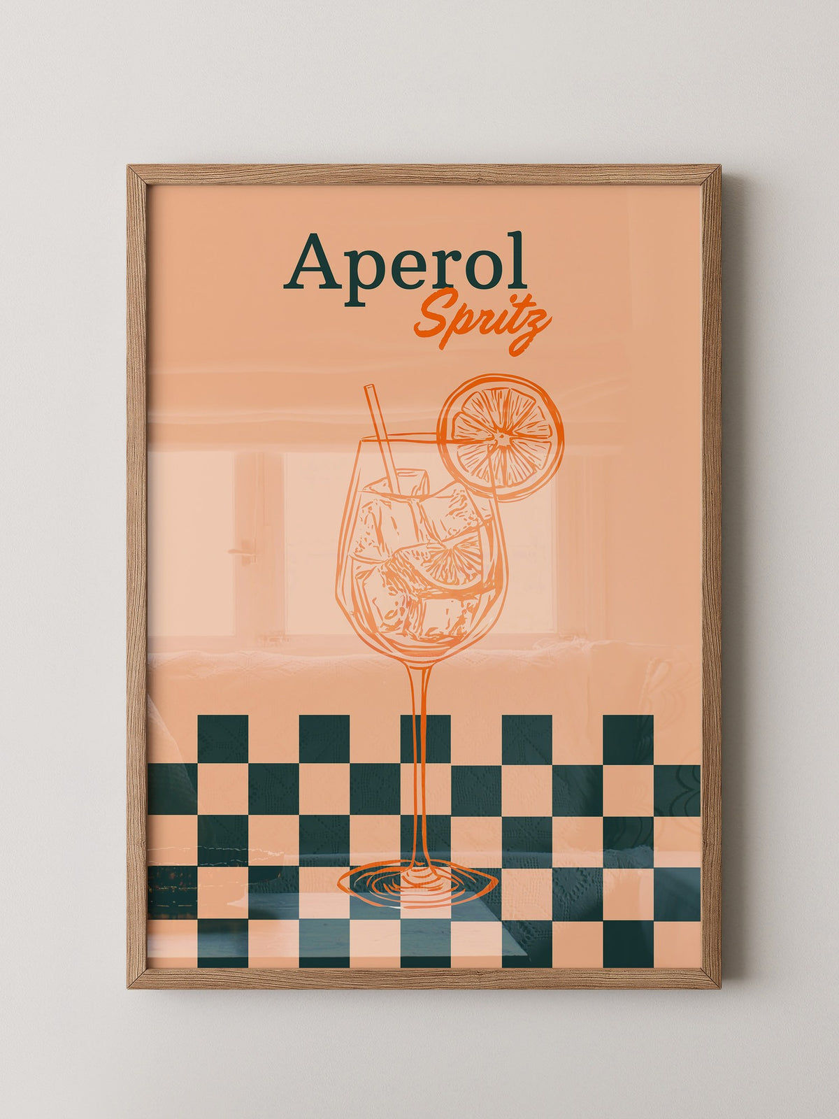Aperol Spritz Grafik Retro